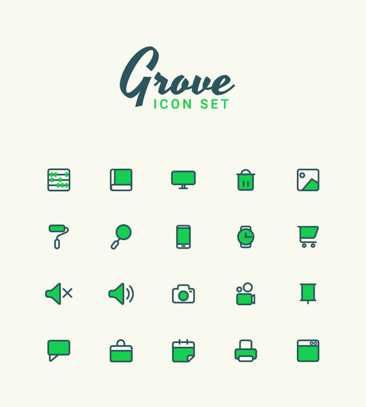 Download Grove - Free Vector Icon Set - graphberry.com